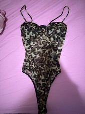 Leopard print bodysuit
