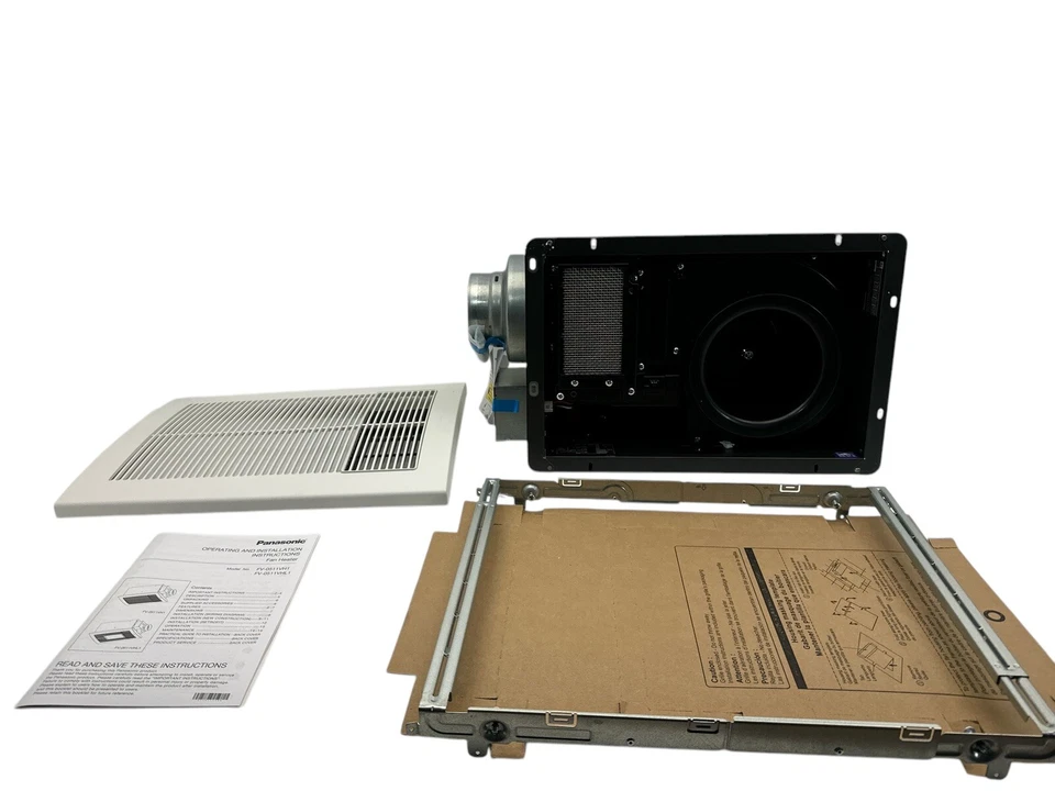 Panasonic WhisperWarm DC 50-80-110 CFM Bath Exhaust Fan with Heater FV-0511VH1 - Image 2 of 4