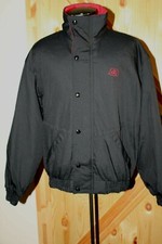 Vintage Pioneer Seed men's jacket black red lining medium King Louie Farm AG