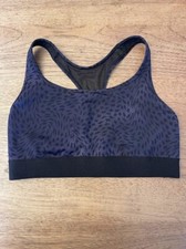 Victoria's Secret Sport Purple Geo Print SMALL DD The Player Sport Bra VS