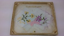 3 Vintage Ladies Handkerchiefs New Old Stock