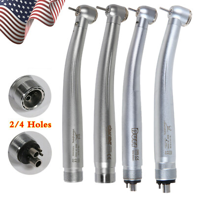 Dental E-generator LED/High Fast Speed Turbine Handpiece 2/4Hole Push For NSK SA