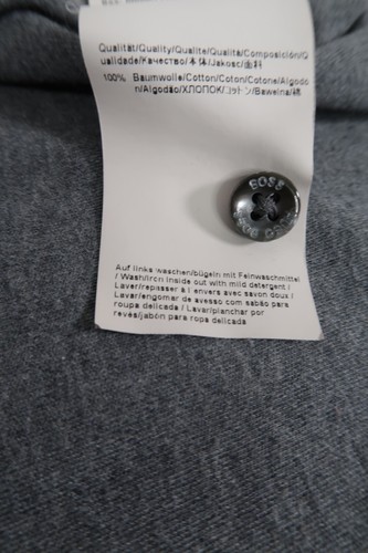 Hugo Boss Gris PHILLIAN Polo Para Hombre Prima Algodón Manga Larga Talla Grande - Imagen 10 de 11