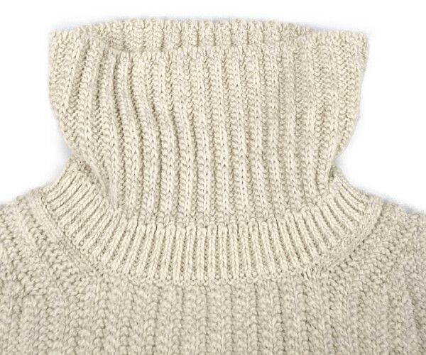 VISVIM P/N 0121205012004 AMPLUS TURTLENECK KNIT Ivory Size 3 VISVIM P/N 0121205012004 AMPLUS TURTLENECK KNIT Ivory Size 3