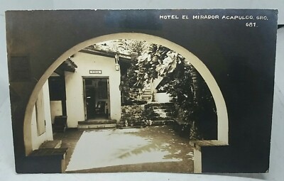 Hotel El Mirador Acapulco Gro Mexiko Vintage Postkarte 