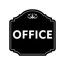 Heritage Plus Office Wall or Door Sign | Home Decor