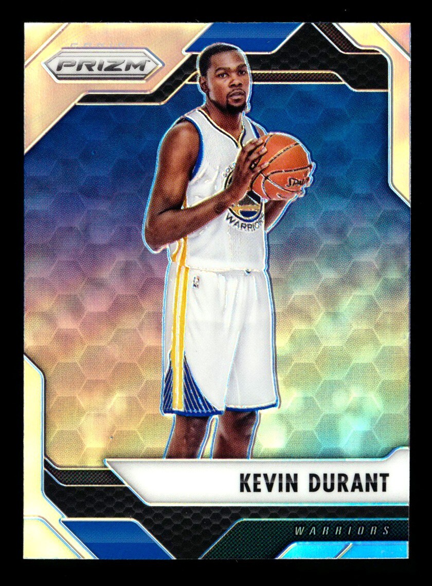 2016-17 PANINI PRIZM #282 KEVIN DURANT SILVER HOLO RARE GOLDEN STATE WARRIORS!