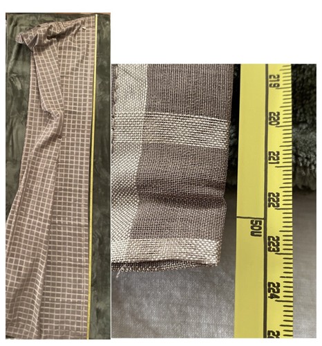 Single Panel Sheer Concealed Tab Top Curtain Size120cmx223cm Design:Charm - Picture 3 of 17
