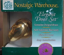Dummy Set Brass Rose Nostalgic Warehouse #703232 CLAHOM VN22    S6406