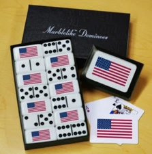 Flag Dominoes & Playing Card Gift Set