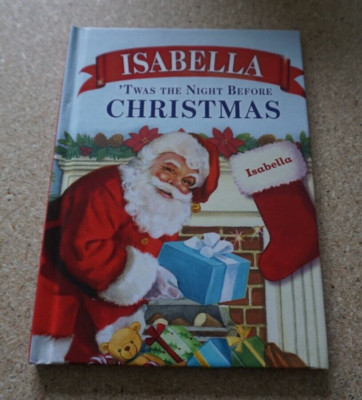  Twas The Night Before Christmas Personalized Custom Book For Name ISABELLA