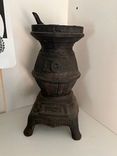 TOY STOVETOP HEAVY STOVE BLACK, SORRY AUCTION ALREADY ENDED MONTHS AGO.