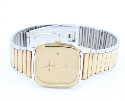 Eterna 113415041 Quartz Watch In Two-Tone With Date 294.4322.20 M