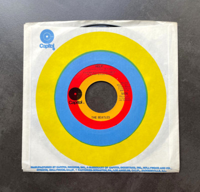 7'' The Beatles - Help - USA Capitol Target