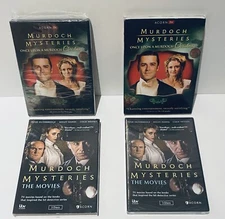 2x New Sealed Murdoch Mysteries - The Movies & Once Upon A Christmas DVD LOT