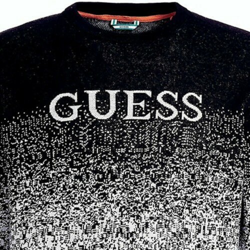 GUESS Suéter Pulóver Hombre de Invierno Logo Frontal Fantasía M0YR48Z2NO0 - Imagen 4 de 6