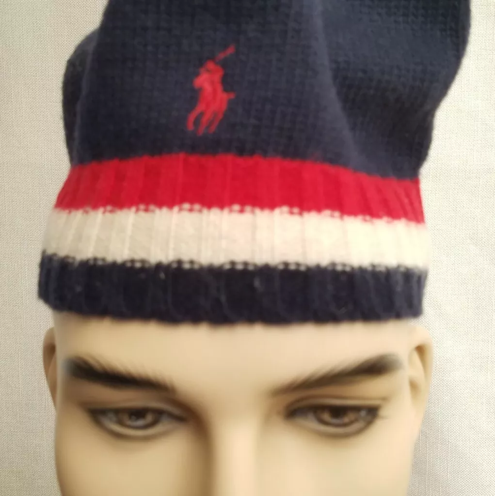 Red polo sales skull cap