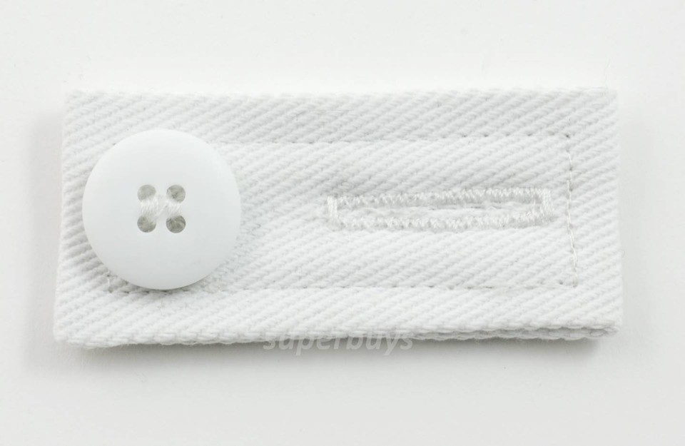 Cream Hook & Bar Waist Extender Closure Pants Shorts Trouser Line Widen Expand E - Foto 8