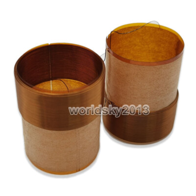 2pcs 25.5mm 8ohm KSV Speaker Bass Voice Coil Woofer Sound Drive Repair 4-Layer #