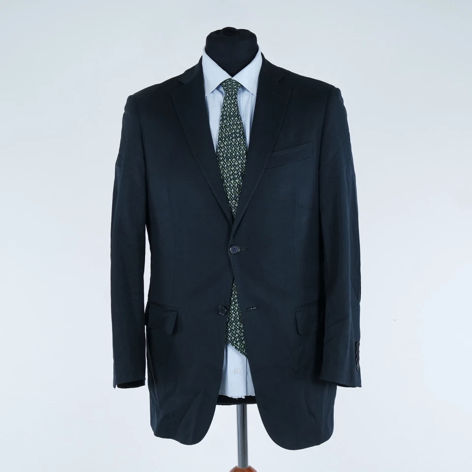 Mens F.LLI CERRUTI Sport Coat 38R US Size Navy Blue Wool Blazer Jacket - Image 2 of 4