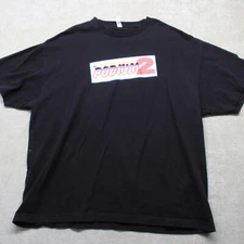 Gildan Racing T-Shirt Mens 2XL Black Tee Exciting Time Attack Podium 2 El Paso