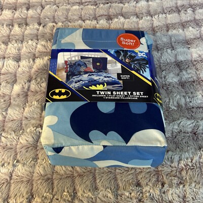 Dc Batman 3 Pc Twin Sheet Set 