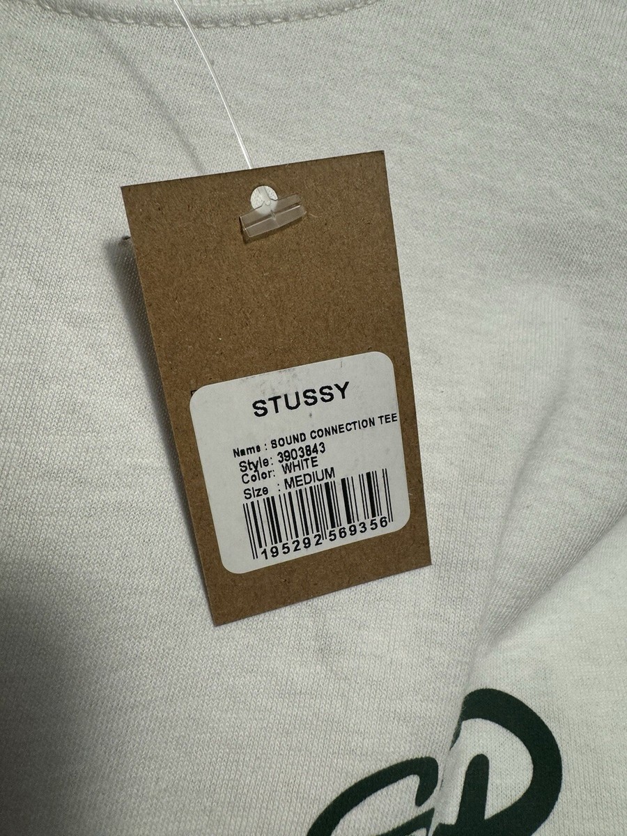 Stussy x Patta Sound Connection Tee Large White With Tags In Stussy x Patta Sound Connection Tee Large White With Tags In