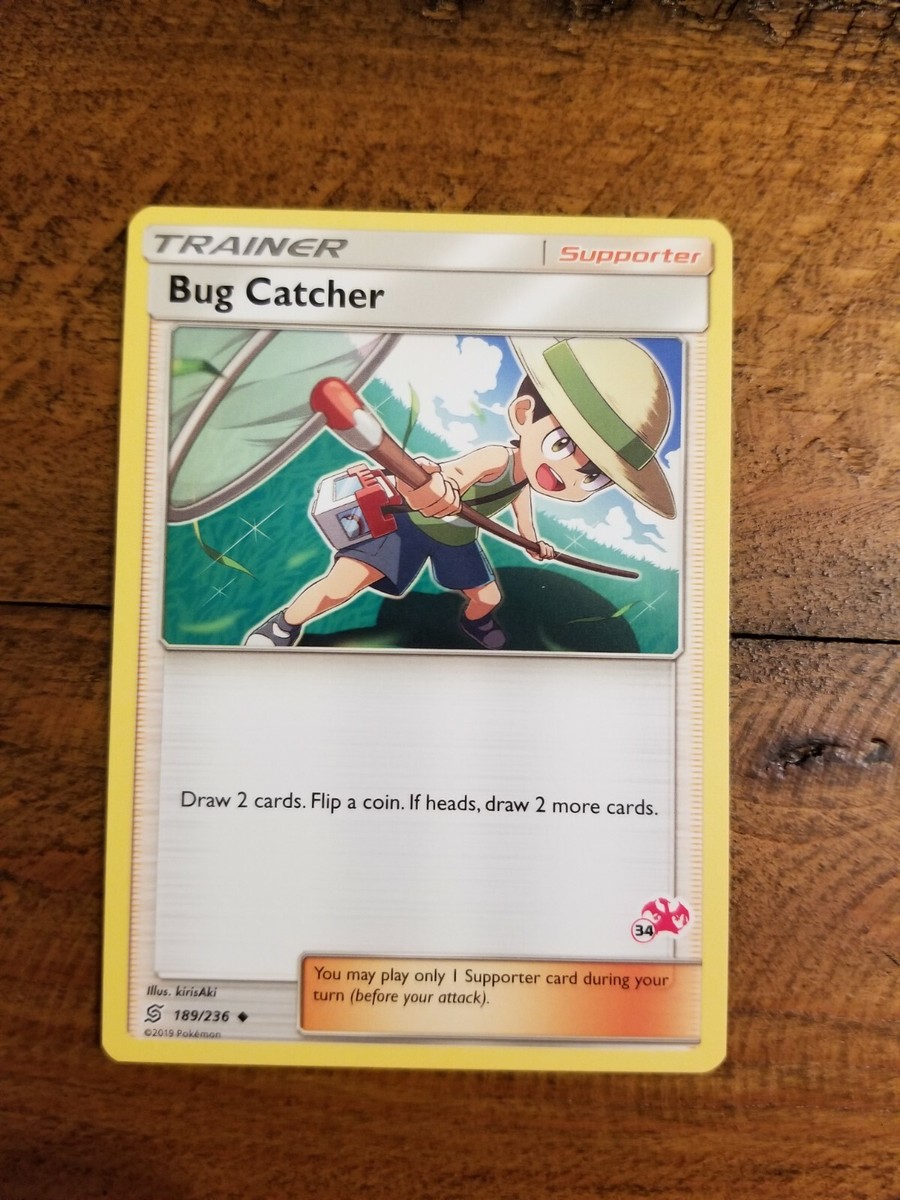 bug catcher pokemon card TCG Trainer Supporter Bug Catcher Card