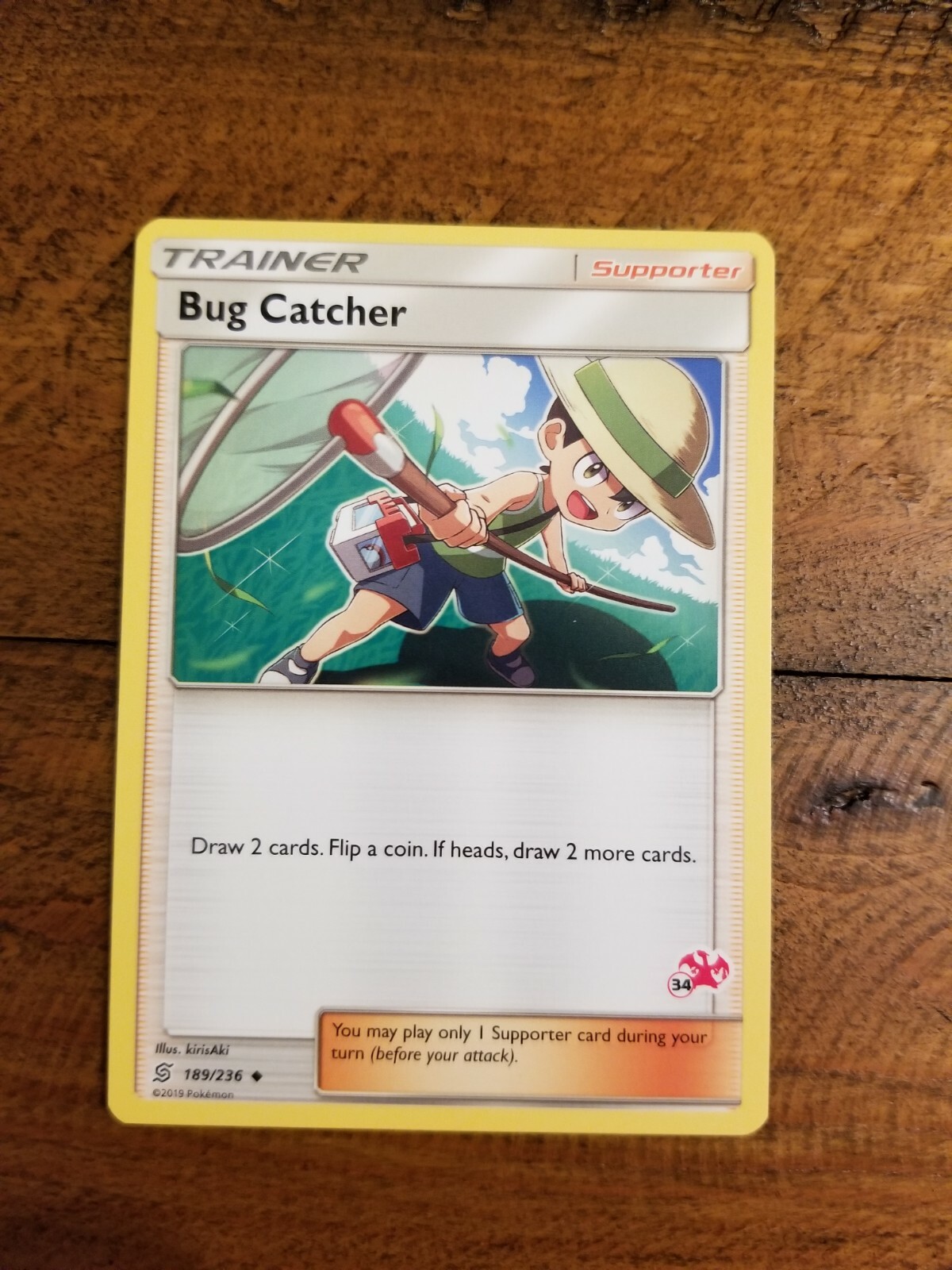 4X BUG CATCHER 189/236 Battle Academy Charizard Stamped Pokemon Card Near Mint