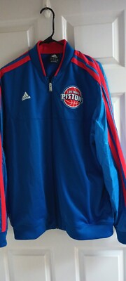 NBAアイバーソン デトロイト ピストンズ adidas アディダス 2XL Adidas Detroit Pistons Track Jacket Full Zip Up Size XL