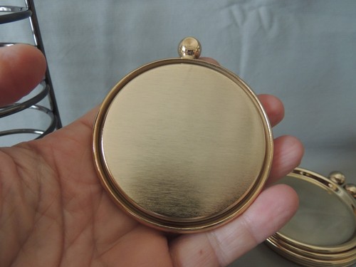 Beautiful bronze coasters set in a metal holder - Picture 8 of 10