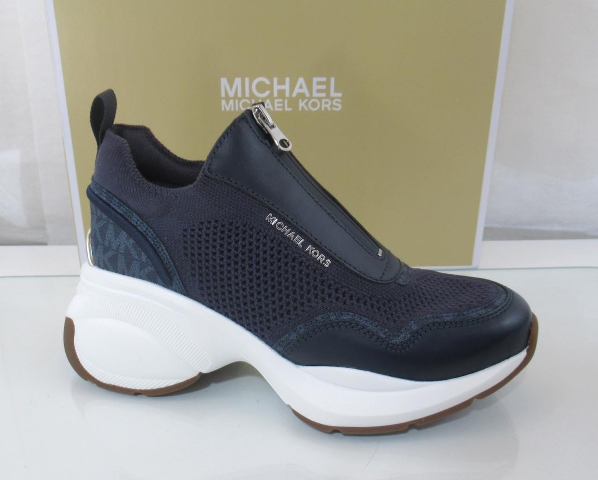 靴 Michael Kors Michael Kors Zuma Size 6.5 Slip On Trainer Sporty Wedge Sneakers
