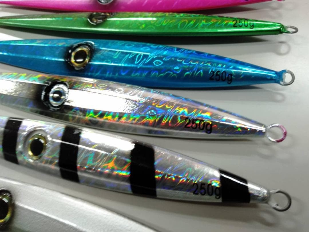 Metal Jig Long Eye 250g 21cm 8 Set - Image 4