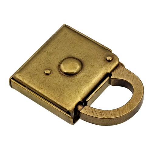 Vintage PADLOCK 1937 PATENT 464452 Brass Tourtel (Padmore & Beddoes) - ref.P732 - Picture 7 of 8