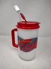 Vintage 90s Coca Cola Refill And Refresh With Coke  Whirley Travel Mug Cup 32 oz