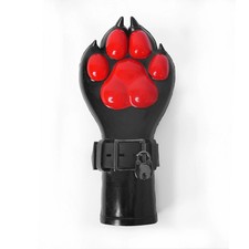 FURRJOI A Pair Of Silicone Red Dog Paws Fist Gloves BDSM For Cosplay Puppy Love