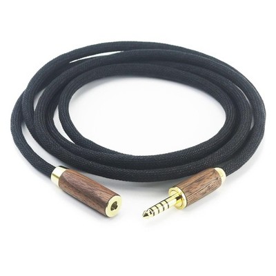 4.4mm Male to 4.4mm Female Balanced Headphone Audio Adapter Cable Extension C...