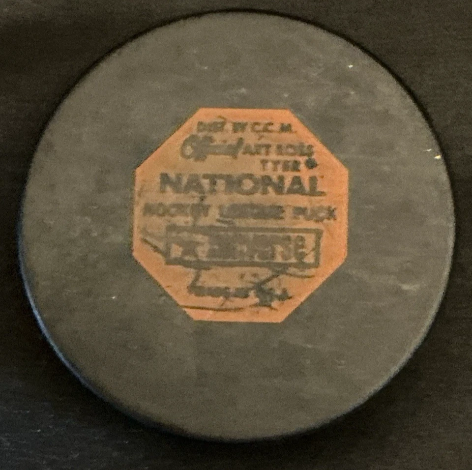 1964 NHL Original Detroit Red Wings Game Used Converse Rubber Puck - Image 3 of 4