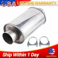 3 Ultra Quiet Muffler Resonator 3 In304s Exhaust Vibrant Resonator 3in New 3 Ultra Quiet Muffler Resonator 3 In304s Exhaust Vibrant Resonator 3in New