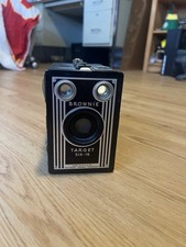 Vintage Kodak Brownie Target Six-16 Box Camera, Art Deco Style, Shutter Fires