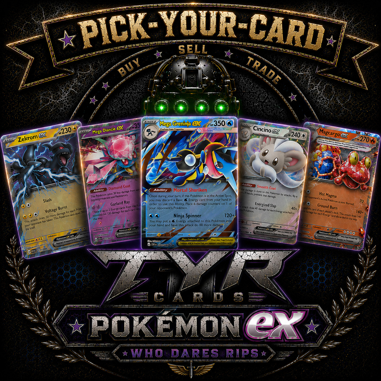 Pokémon ex Double Rare Holos – Multi-Set Pick Your Card – NM Pokémon TCG