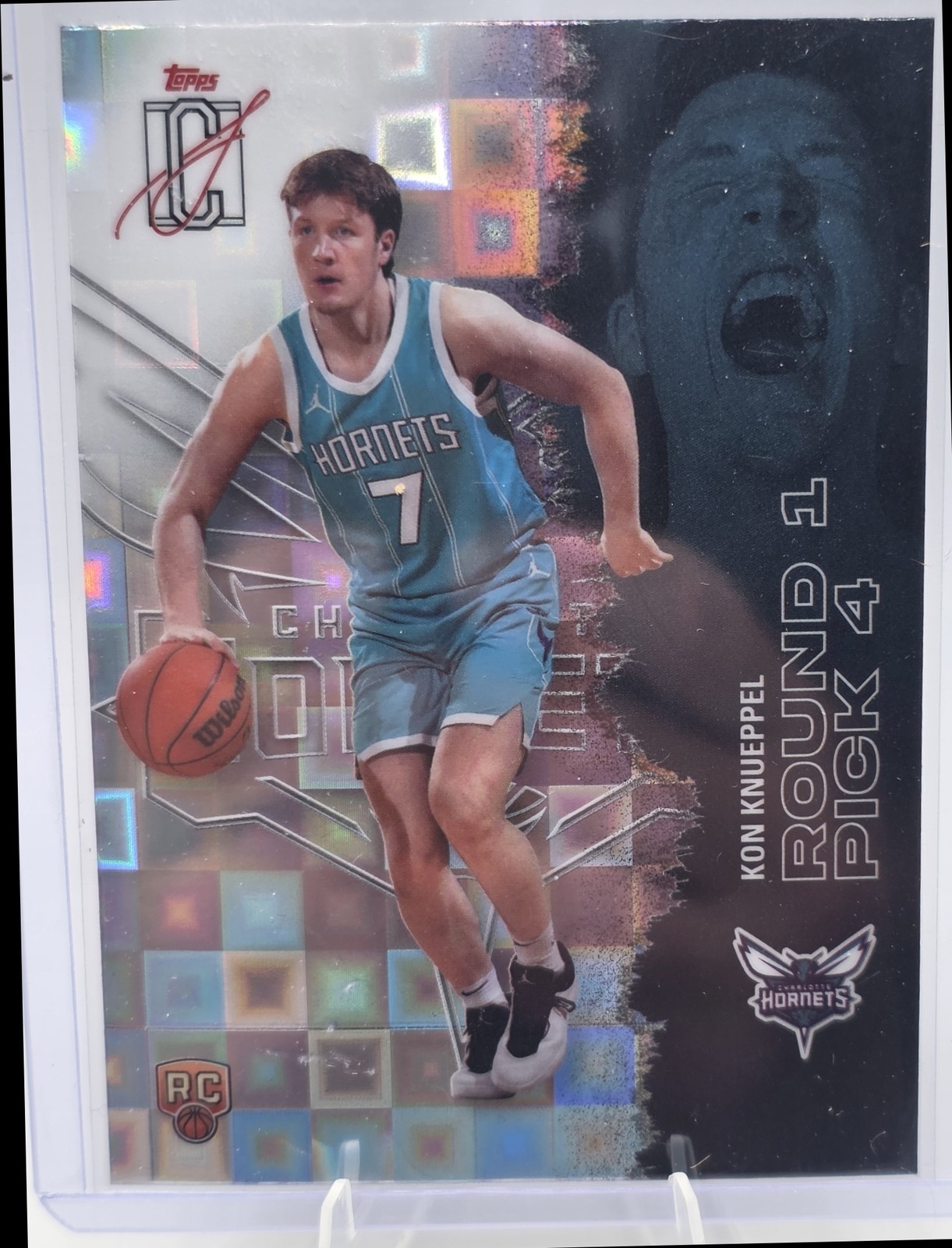 2025 Topps Signature Class Kon Knueppel #103 Chrome Rookie Pandora Refractor RC