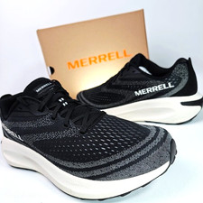 Merrell US 11.5 Men's Black White Road to Trail Run Comfort Foam Morphlite NIB
