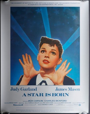 A Star is Born ORIGINAL Rolled Movie Poster Judy Garland Amsel Artwork V RARE