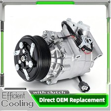 Ac Ac Compressor W Clutch 2002 2003 2004 2005 For Honda Civic 1.7l Co 4914ac