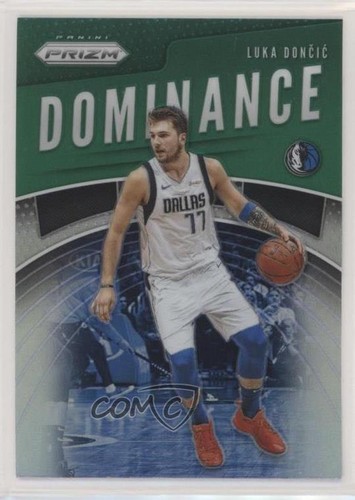 Luka Doncic [Green Prizm] #20 2019 Panini Prizm Dominance card