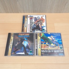 SEGA SATURN White Console with 6 Games, 1 Controller & Cables  Japanese System