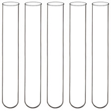Vetro Borosilicato Provetta per Fondo Rotondo, 12 Mm OD X 75 Mm Di Lunghezza (Co