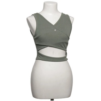 Roxy, Crop Top, Größe: S, Grün, Elasthan/Polyester, Einfarbig, Damen #91v