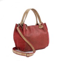 Rote Kork-Handtasche Mit Einzigartigem Muster | Kork | Vegan | Nachhaltig